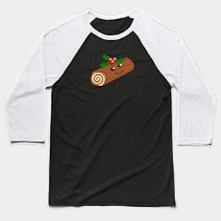 Yulelog Baseball T-Shirt